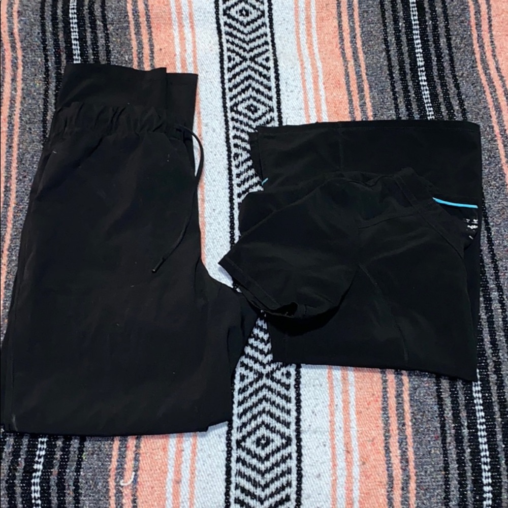 Black scrubs